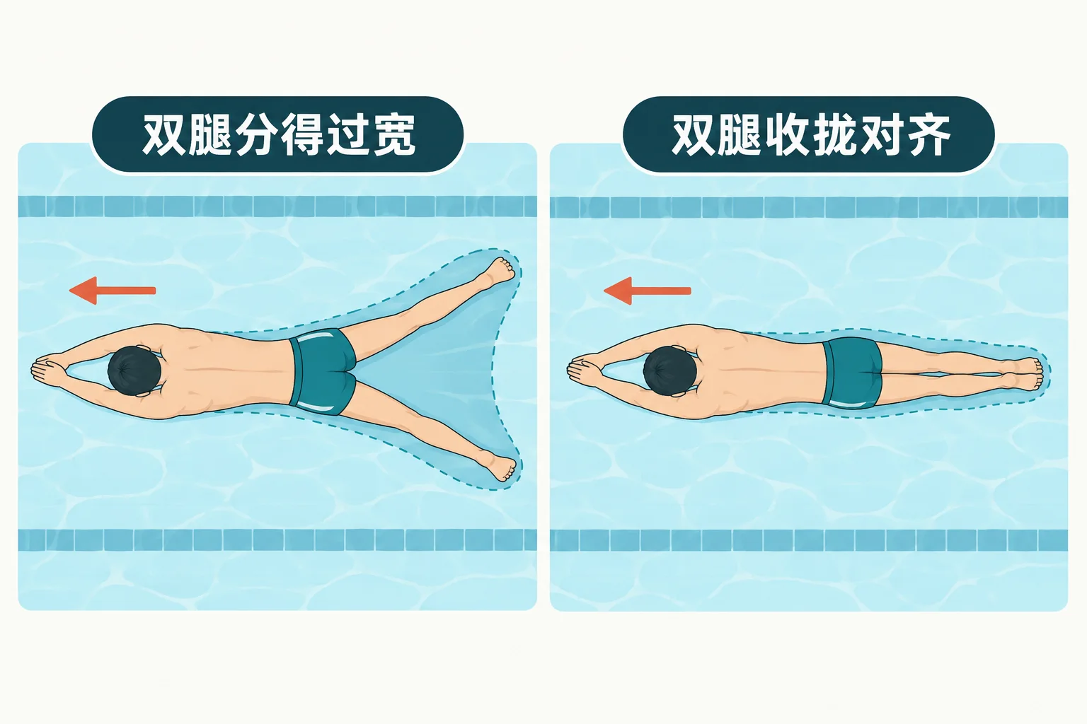 为什么越使劲反而可能越游不动